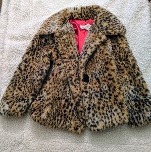 Circo Animal Print Faux Fur Toddler Coat